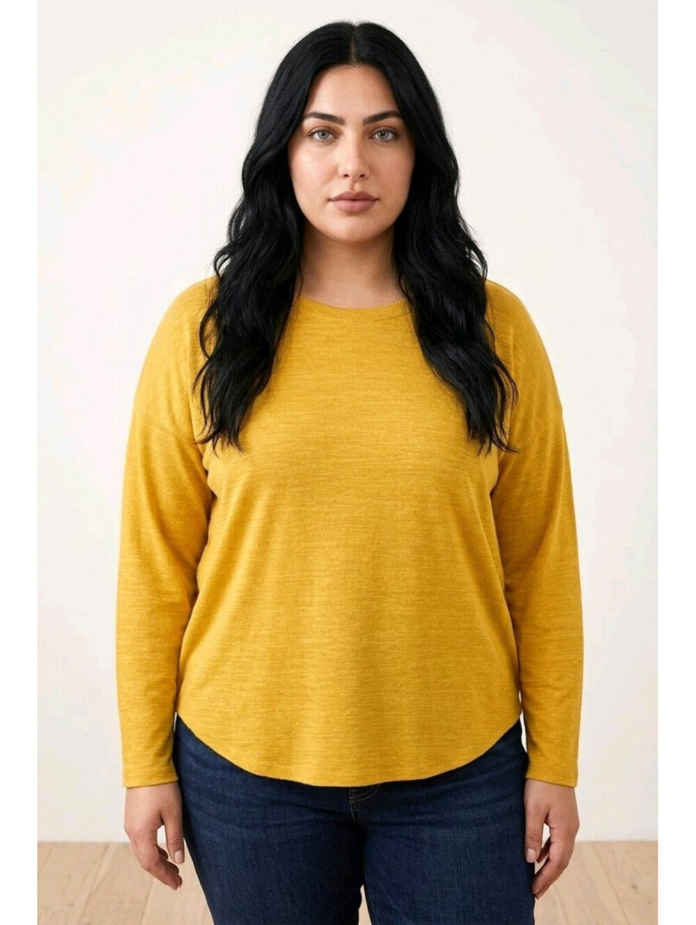 Time and Tru Women's Long Sleeve Crewneck T-Shirt sz XL